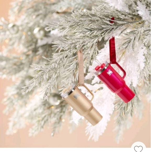 Stanley Water Bottle Ornament Keychain, Red - Picture 8 of 8